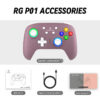 632620816da911c7 ANBERNIC RG P01 Bluetooth 5.3/Wired/2.4G Wireless Gamepad Compatible Switch/PC/Steam/Android/IOS With Hall Effect Joystick