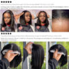 6328be80f0ffc79e ISEE HAIR Wear And Glueless Hair Wig HD Straight Short Bob 6x4 Lace Frontal Pre Plucked Human Wigs Ready To Go