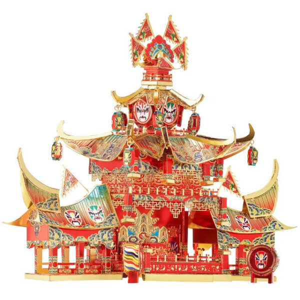 6337cbf92ea1ed4d Piececool 3D Metal Puzzle Adult Chinese Style Building Kits DIY Model for Jigsaw Toy