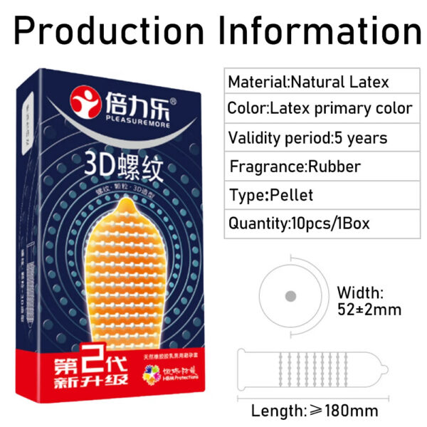 634db93732c060c2 5D Dotted Condoms Thread Ribbed G-Point Latex Ultra Thin Condom Orgasm Contraceptives Stimulate Vaginal Penis Sleeves Sex Toys