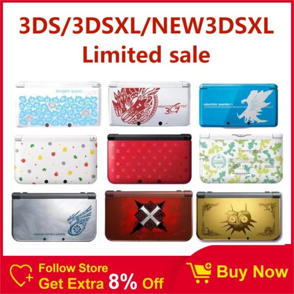 6359c7f093a1fa2e Original Used For 3DS/3DSXL/NEW3DSXL/limited sale/All options include 128GB memory card(3DS 128 games)+64GBmemory card+R4 card