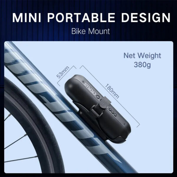 635f754f994df75a CYCPLUS A2 Air Compressor Wireless Bicycle Pump for Car Tire High Pressure 150psi Portable Smart Air Inflator for MTB Bike Ball