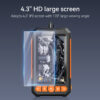 KERUI Industrial Endoscope 4.3 "Single Dual Lens HD 1080P Car Inspection Borescope IP67 Waterproof Sewer Camera With LED