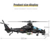 SEMBO 732PCS Military Helicopter Z-10 Model Building Blocks City SWAT Armed Aircraft Gunship Bricks Toys For Boys Birthday Gifts