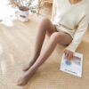 637a84c6eef5f119 Socks Hosiery Fashion Hight Wasit Legs Fake Pantyhose for Women Tights Winter Tight Stockings Translucent Warm Fleece 221017