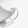 MODIAN Real 925 Sterling Silver Sparkling Water Drop Interweaving Dazzling Clear Pear CZ Finger Rings For Women Fine Jewelry