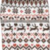 6392786093190296 White Embroidery Snowflake Ugly Vintage Knit Reindeer Holiday Festive Christmas Dog Sweater Dress for Puppy,X-Small (XS) Size Back Length 9"