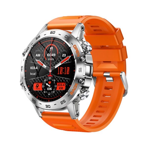 639a767345ca18b0 MELANDA Steel 1.39" Bluetooth Call Smart Watch Men Sports Fiess Tracker Watches IP67 Waterproof Smartwatch for Android IOS K52
