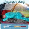 639f2b094e0c3bb4 Bessport Schlafsack Outdoor Mumienschlafsack 3 Saison Klein und Ultraleicht Erwachsene Schlafsack Warm Wasserabweisend für Camping Schlafsack Trekking