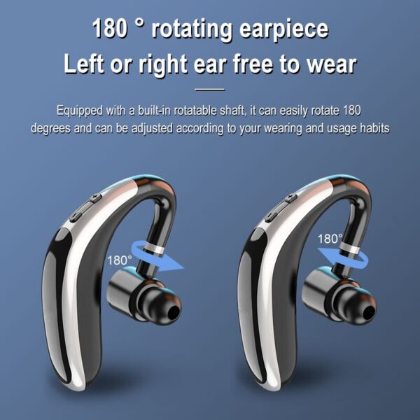 Wireless Bluetooth Earphones For Single Wearing Business Driving In Ear Gaming Sports Sweat Resistance