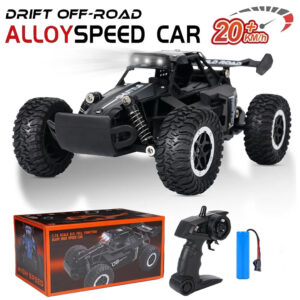 63ccce0d3ec0a21c 1:16 2.4G Model 2WD High-Speed Off-road RC Car With LED Light Remote Control Climbing Vehicle Outdoor Trucks Car Gifts Kids Toys
