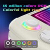 63d5242d021ae3db ANBERNIC RG Cube Retro Handheld Game Console 64bit Android 13 Unisoc T820 3.95 Inch IPS Screen Hall Joystick RGB lighting effect