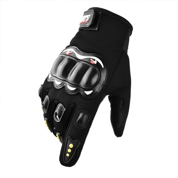 63f57e2d09e48b33 Full-finger Men Touch Screen Outdoor Off-road Sports Cycling Protection Anti-fall Motorcycle Finger Gloves