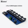 10/100M Single Mode Fiber Switch Optical Media Converter PCBA 6*155M Fiber Port 2 RJ45 Port 20KM SC Fast Ethernet Simplex/Duplex
