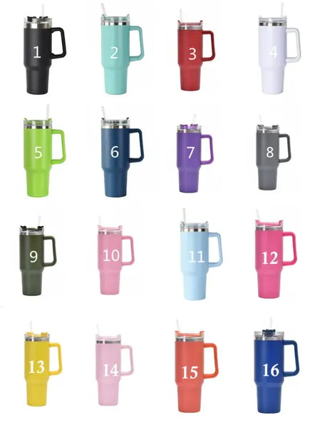 63fb385600297cfa Pink Sten leys 40oz Mugs Tumblers With Handle Insulated Tumbler Lids Straw Stainless Steel Coffee Termos Cup ready to ship 10.25