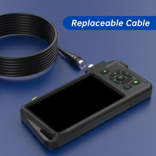 5''IPS Screen Industrial Endoscope Camera 1-15M HD1080P Single Dual Triple Lens HD1920 5.0MP Autofocus Pipe Inspection Borescope