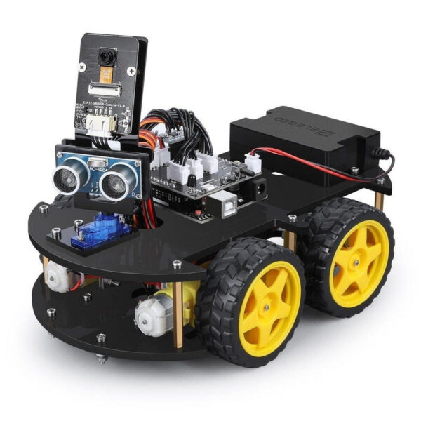 EO UNO R3 Project Smart Robot Car V4, Intelligent and Educational Robotic for Arduino Learner DIY Kit