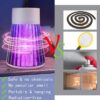 2023 Electric Shock Lamp USB Fly Zapper Insect Killer Repellent Bedroom Outdoor Anti Mosquito Trap