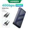 6422134691da46cb UGREEN M2 SSD Case M.2 NVMe SATA SSD Enclosure Adapter 20Gbps USB 3.2 Gen2 USB C External Enclosure Supports M and B&M Keys
