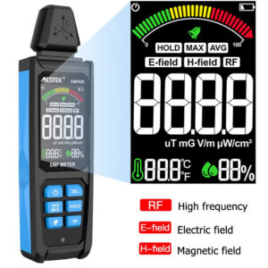 643b34293e75b64f EMF02R Color Screen EMF 30Mhz~8GHz High Frequency Electromagnetic Radiation Detection Meter Electric/Magnetic Field Tester