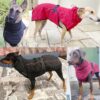 Dog Outdoor Jacket Waterproof Reflective Pet Coat Vest Winter Warm Cotton Clothing for Large Middle Dogs Labrador