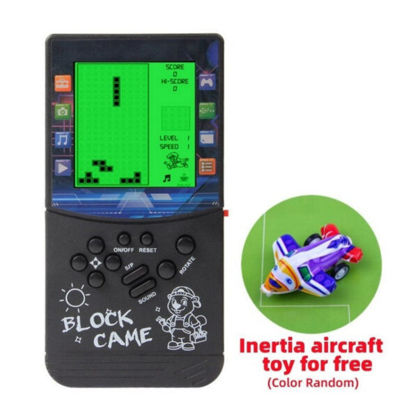 6449cc0f2b880b70 New Brick Game Console big Screen Nostalgic Puzzle Built-in 23 Block Games Adjustable Speed/Difficulty Powered by 2 AA Batteries