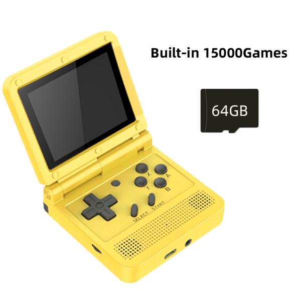 6455b46b00c0d0bb Powkiddy V90 3.0Inch IPS Screen Retro Video Open Source PS1 Mini Portable Handheld Game Console 64G 15000Games