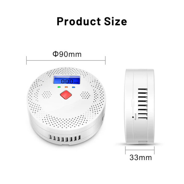 6494f06152ac1c02 Tuya WiFi Smart Carbon Monoxide Detector Alarm 85dB Sound Warning LCD Digital Display Home Indoor Real-Time CO Monitor Poisoning