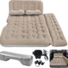 SUV Air Mattress Camping Bed - Car Mattress Back Seat Portable Foldable Car Air Bed SUV Sleeping Pad Car Bed Mattress for Sedan SUV Truck