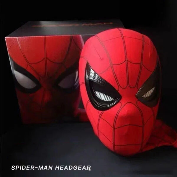 64be0b37abbeed67 Mobile Eye Electronic Spider Man Desktop Decoration Sculpture 1:1 Remote Control Adult and Children's Gift