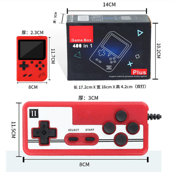 2024 NEW 400-In-One Super Mini Game Ultra-Mini Pong hine Wireless USB Interface RPG Character Role-Play