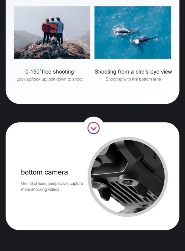 64cca45c59c04dbe For Xiaomi Z908 Pro / MAX Drone Professional Mini Dron Optical Flow Localization 3sided Obstacle Avoidance Quadcopter Toy Gift