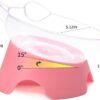 MILIFUN Raised Cat Food Bowls with Stand, Cat Dishes for Food or Water, Cat Tilted Bowl, Pet Dish with Stand