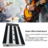 Big Size Guitar Effects Pedal Board Sturdy PE Plastic  Guitar Pedalboard Case with Screwdriver Tape Guitar Pedals Accessories