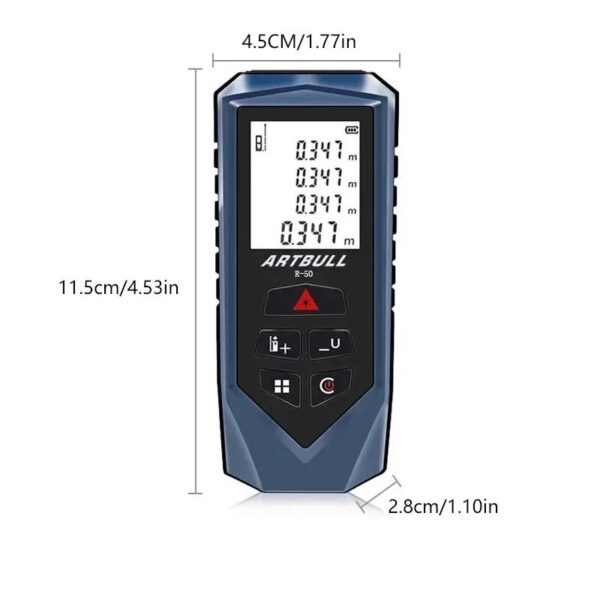ARTBULL Infrared Rangefinder 50m 100m Digital Laser Distance Meter Tape Measure
