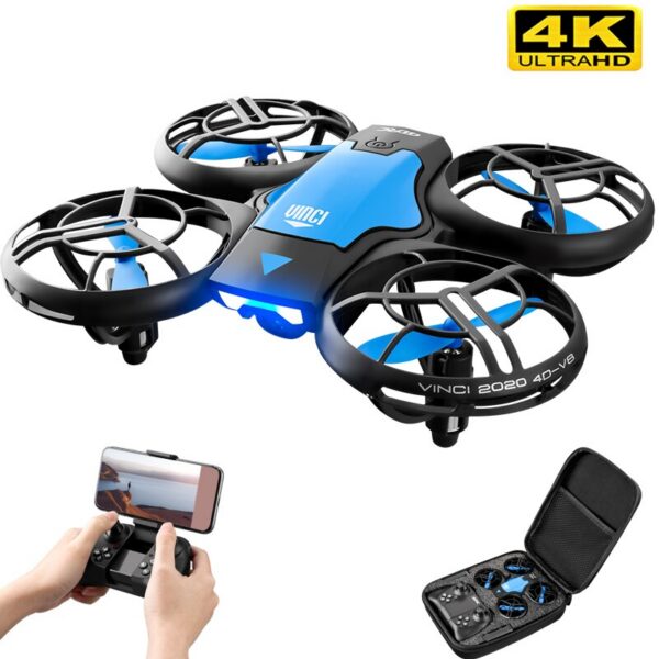Mini 4k Profession HD Wide Angle 1080P WiFi FPV Drone Height Keep Drones Camera Helicopter Toys