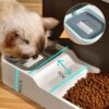 Large Capacity Automatic Cat Dispenser Drinking Water Bowl Pet Supplies Wet and Dry Separation Dog Food Container