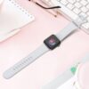 64f8babafe67fc8f TreasureMax Sport Band Compatible with Apple Watch Bands 38mm 40mm 41mm 42mm 44mm 45mm 49mm,Soft Silicone Strap Compatible for Apple Watch Series 9 Ultra 8 7 6 5 4 3 2 1 SE Men Women Grey 38/40/41MM