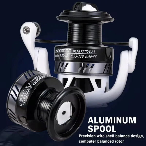 6512f01f4d22ba13 Sougayilang Spinning Reels11+1BB 5.2:1 High Speed Ratio Max Drag 8kg EVA Handle Carp Fishing Reels Pesca
