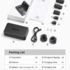6535009115d085d5 Ulanzi A100 Wireless Lavalier Microphone Professional 20M Audio Video Voice Recording Mic for iPhone 16 15 Android Phone Camera