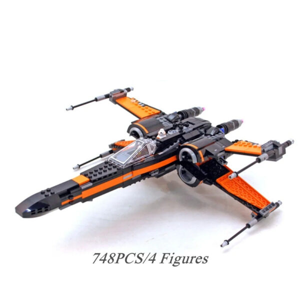 653b26061a300041 Star MOC X-Wing Fighter Compatible 75102 Building Blocks Wars Bricks Toys Children Birthday Present Christmas Gift for Kids