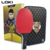 6546c1b8545da02a LOKI 9 Star Table Tennis Racket Professional 5+2 Carbon Ping Pong Paddle 6/7/8/9 Star Ultra Offensive with Sticky Rubbers