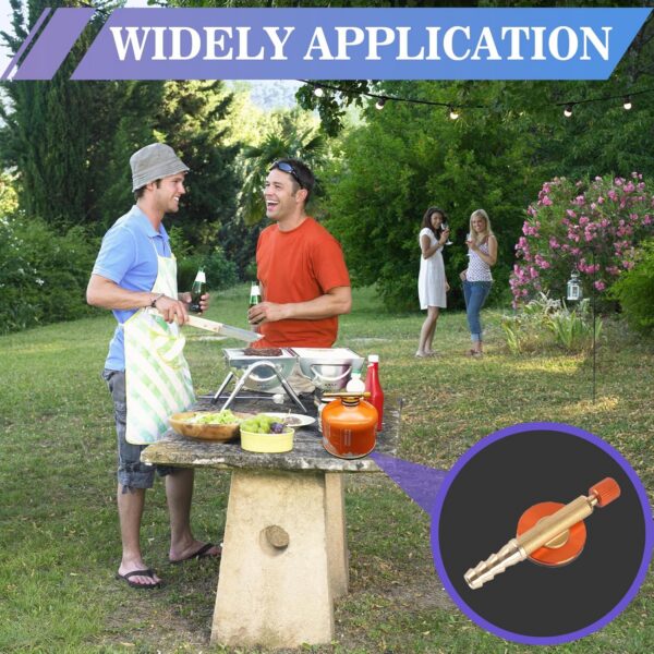 65552f1380506b6e Gas Refill Adapter, Universal Brass Stove Burners Switching Valve Regulator Camping Nozzle Bottle Convert Adapter Portable Outdoor Valve Caps Gas Canister Refill Adapter for Outdoor Camping