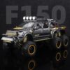 1:24 Pickup Trucks Boys F150 Raptor Diecast Metal Model Car with Sound Light for Kids Age 3 Year and up Blue