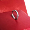 rings Starry ring nail designer womens Titanium steel rose gold sier plated with full diamond for Man wedding Engagement gift 4 5 6mm designers jewelry