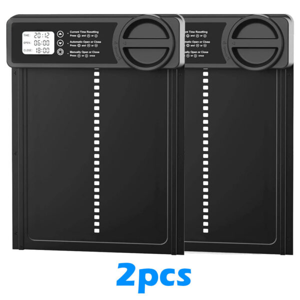 Coop Intelligent Timer Electric Aluminum Timing Opener Auto Chicken Door Farm Automatic Management Tool
