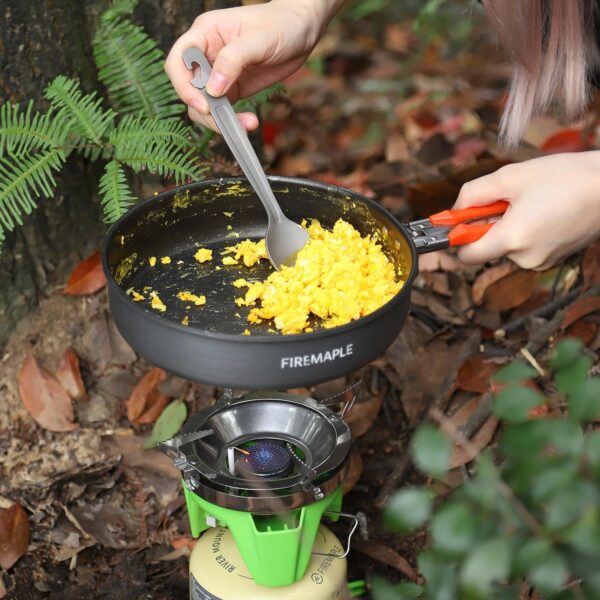 65810fc4b94bd7c5 Fire-maple FMS-X2 Personal Cooking System Outdoor Hiking Camping Equipment Oven with Piezo Ignition POT Support & Stand for Outdoor Acitivities- Portable Propane Gas Stove Burner