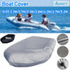 V Shape Marine Waterproof DustproontiUV Rain Snow Iatable Dinghy Fishing Rubber Boat Universal Kayak Cover
