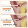 Wireless Cleaner Smart Visual Wax Removal Sticks WiFi Otoscope 3.2MM Camera Borescope with LED Lights 1920P HD Ear Care
