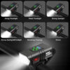 BK02 Bike Light USB Rechargeable T6 LED Lights 6 Modes MTB Flashlight Headlight for Cycling Bicycle Front Lamp
